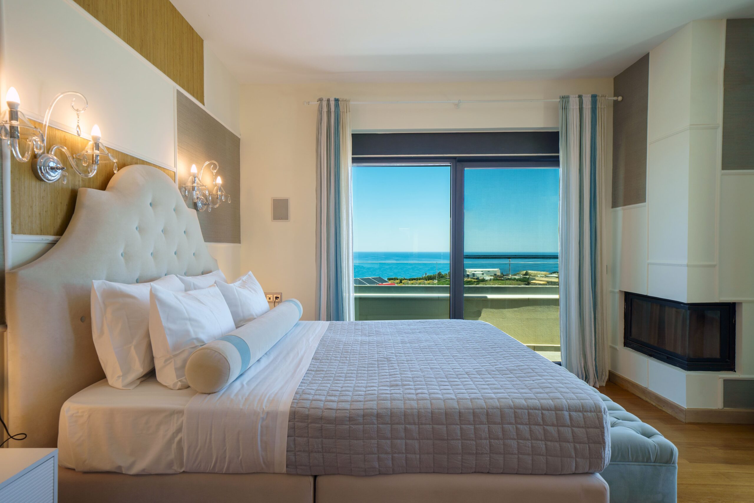 Crethion Villa exterior and gardens Rethymno