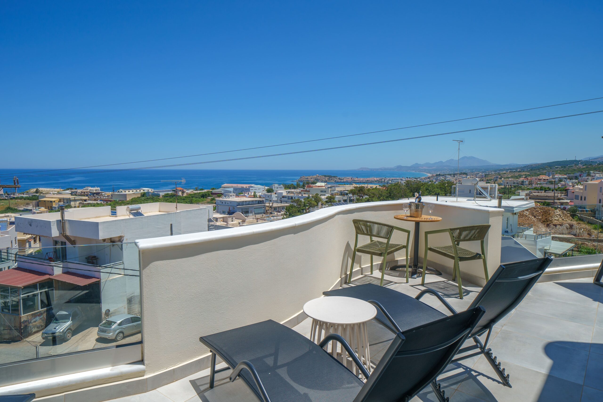 Heated indoor pool at Crethion Villa Rethymno