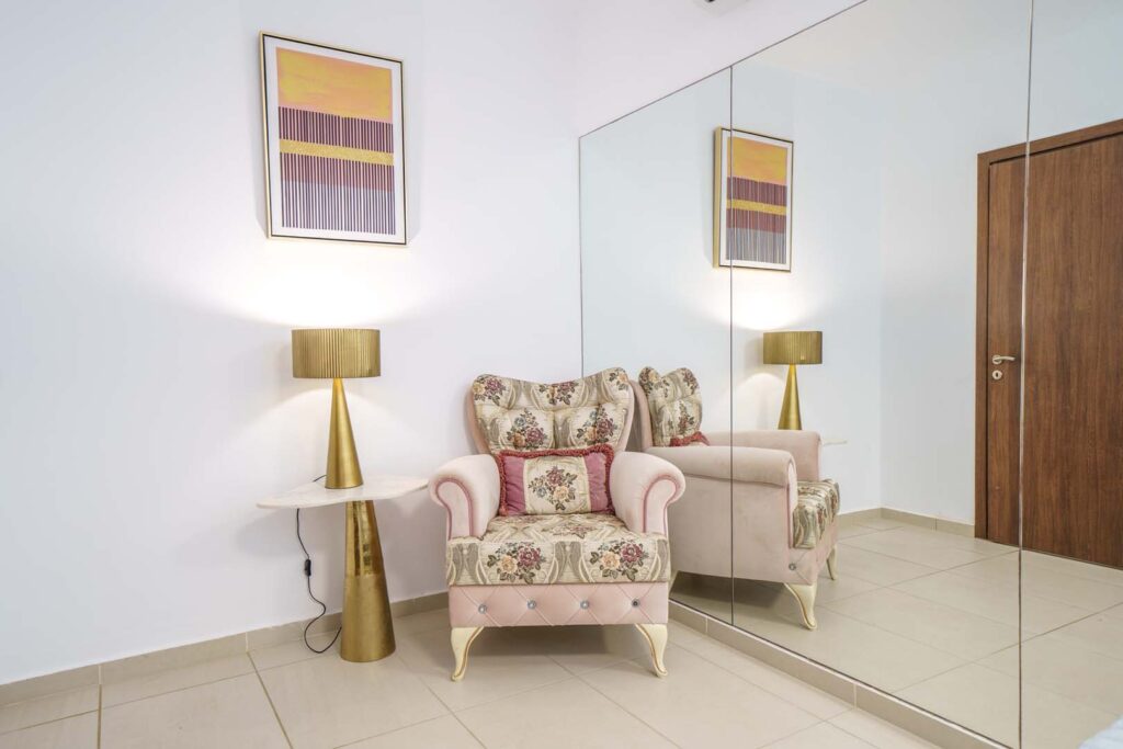 Luxury bedroom at Crethion Villa Crete
