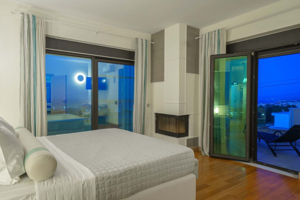 Crethion Villa luxury living space Rethymno